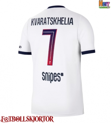 Paris Saint-Germain Khvicha Kvaratskhelia #7 Bortatröja 2026-27 Kortärmad